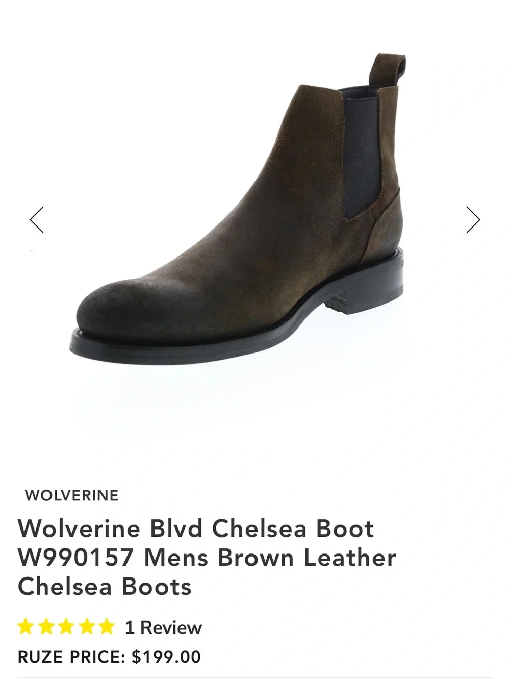 Wolverine timeless chukka